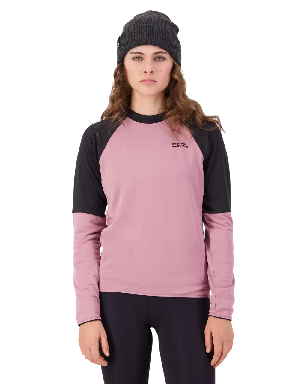 Mons Royale Women's Quad Merino Fleece Pullover Top