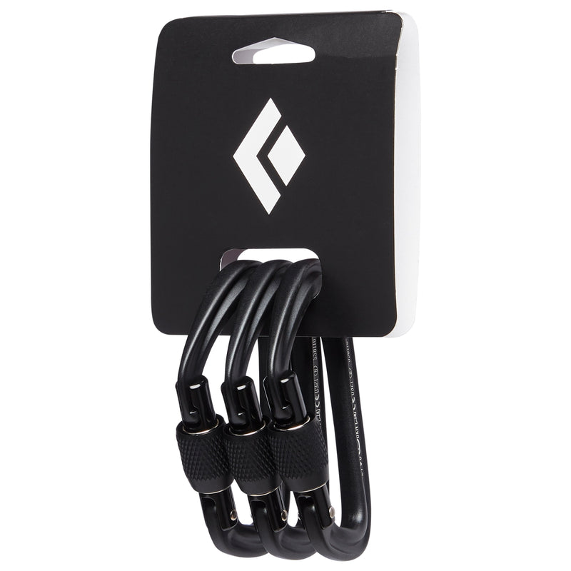 Black Diamond Hotforge Screwgate Carabiner (3Pack)