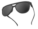 Hilx Nomad Valkyrie Sunglasses - Solid Black w/ Black Mirror Polarized Lens | Gearshop NZ