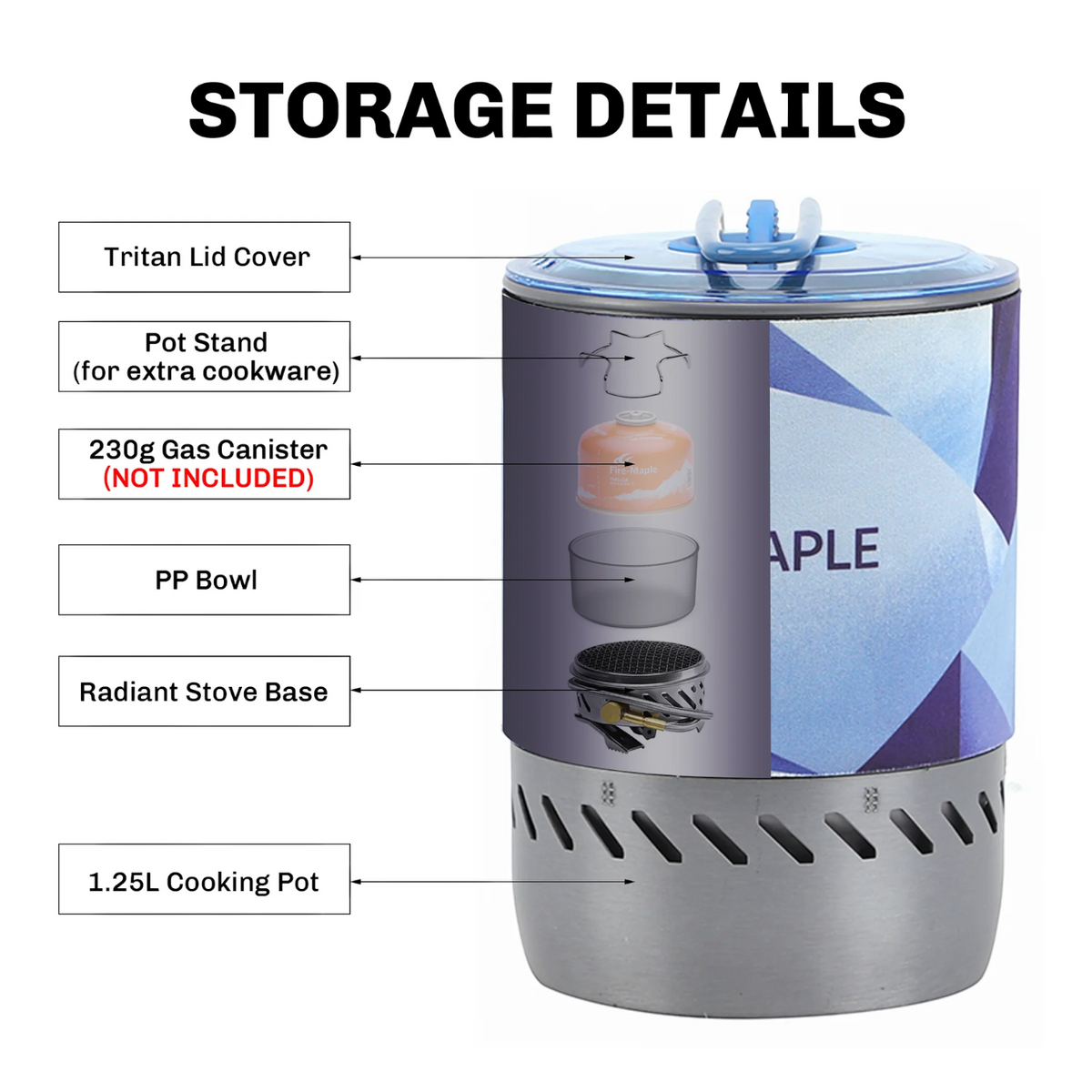 Fire Maple Mars Radiant Stove System