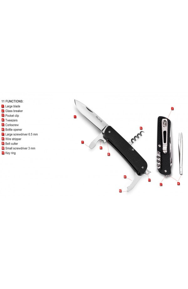 Ruike - Knife Multi-Function M21 -  Black