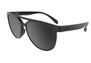 Hilx Nomad Valkyrie Sunglasses - Solid Black w/ Black Mirror Polarized Lens | Gearshop NZ