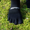 Creepers Merino Toe Socks - Over The Calf Length