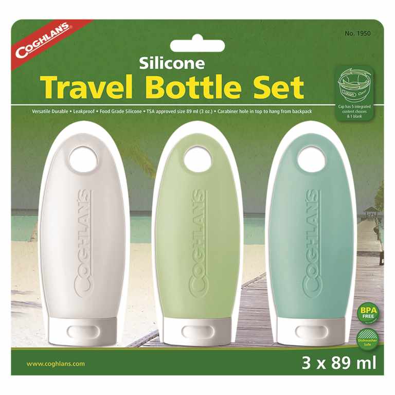 Coghlans Silicone Travel Bottle Set
