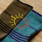 Point6 Merino Rising Sun III Ultra Light 3/4 Crew Sock