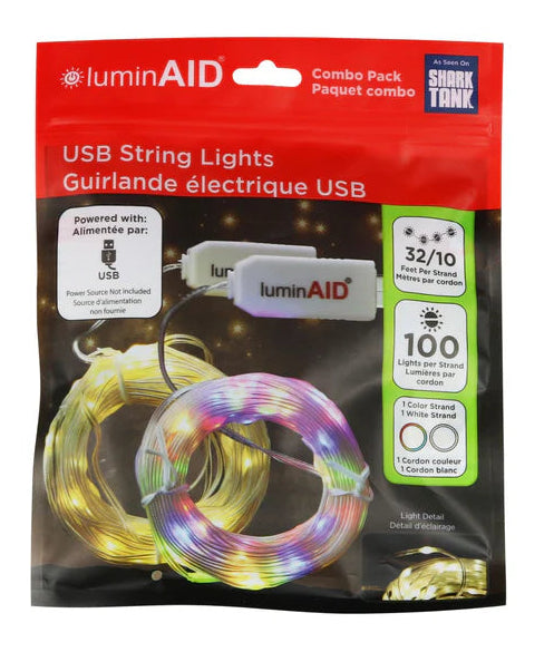 LuminAID USB Strings Lights 10m 2pk