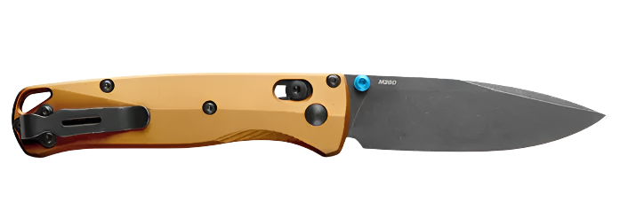 Benchmade Bugout - Burnt Brass Aluminum