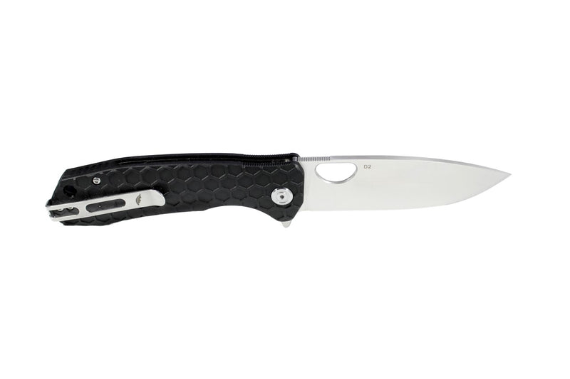 Honey Badger D2 Steel Flipper Black