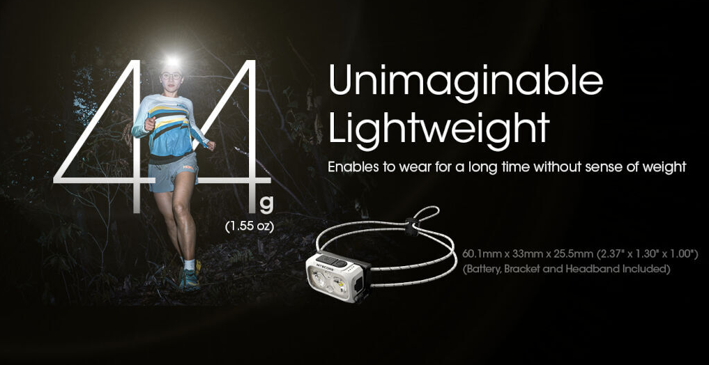 Nitecore NU21 USB Headlamp - Titan White