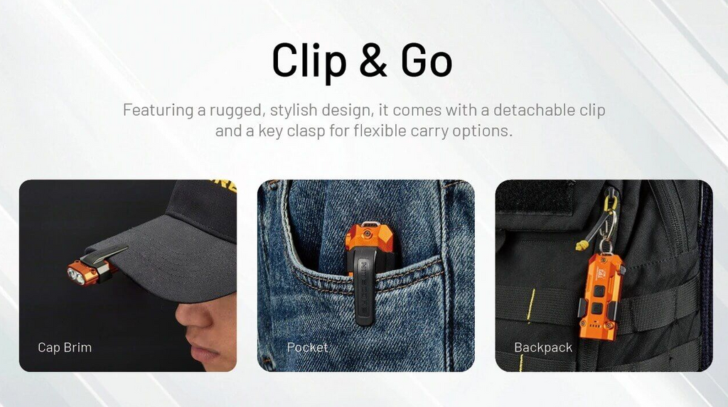 Nitecore Tip3 Keychain Torch - Black