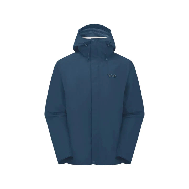 Rab Downpour Mens Jacket - Tempest Blue Large