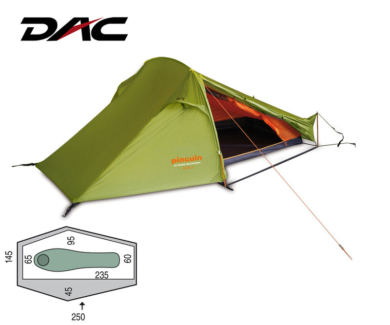 Pinguin Echo 1 DAC 1 Person Tent - Green