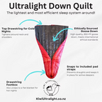 Kiwi Ultralight Down Quilt