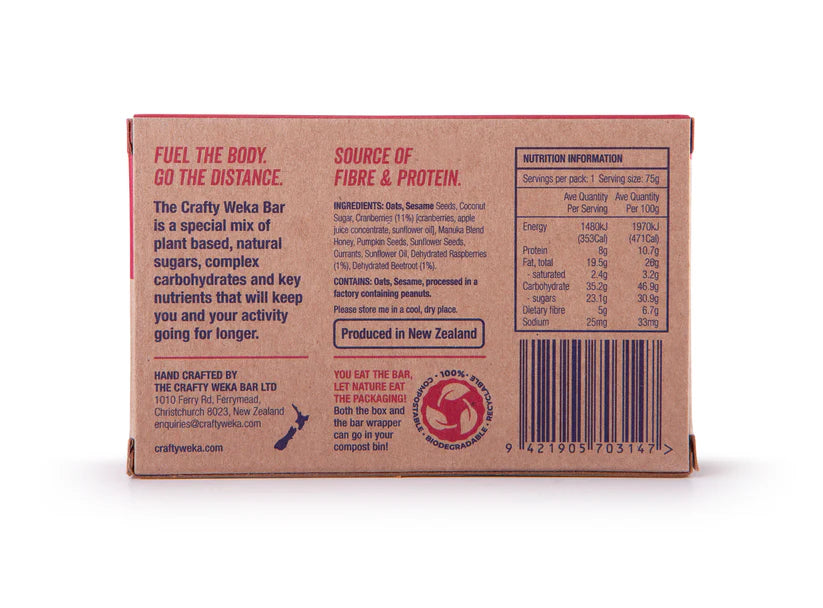 The Crafty Weka Bar 75g
