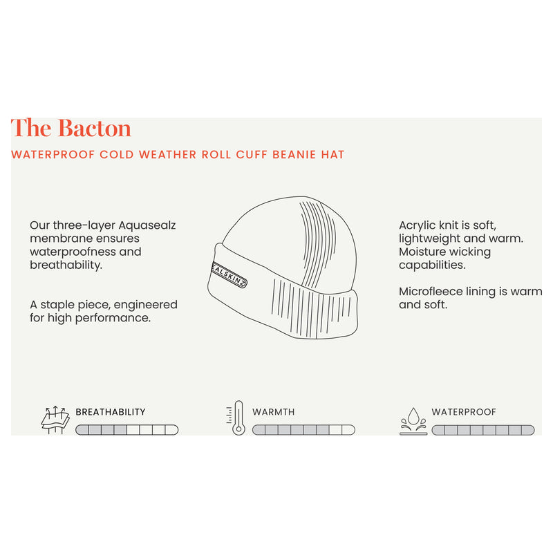 Sealskinz Bacton Waterproof Roll Cuff Beanie