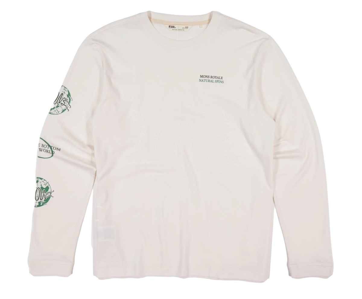 Mons Royale Men's Yonder Merino Organic Cotton Long Sleeve Top