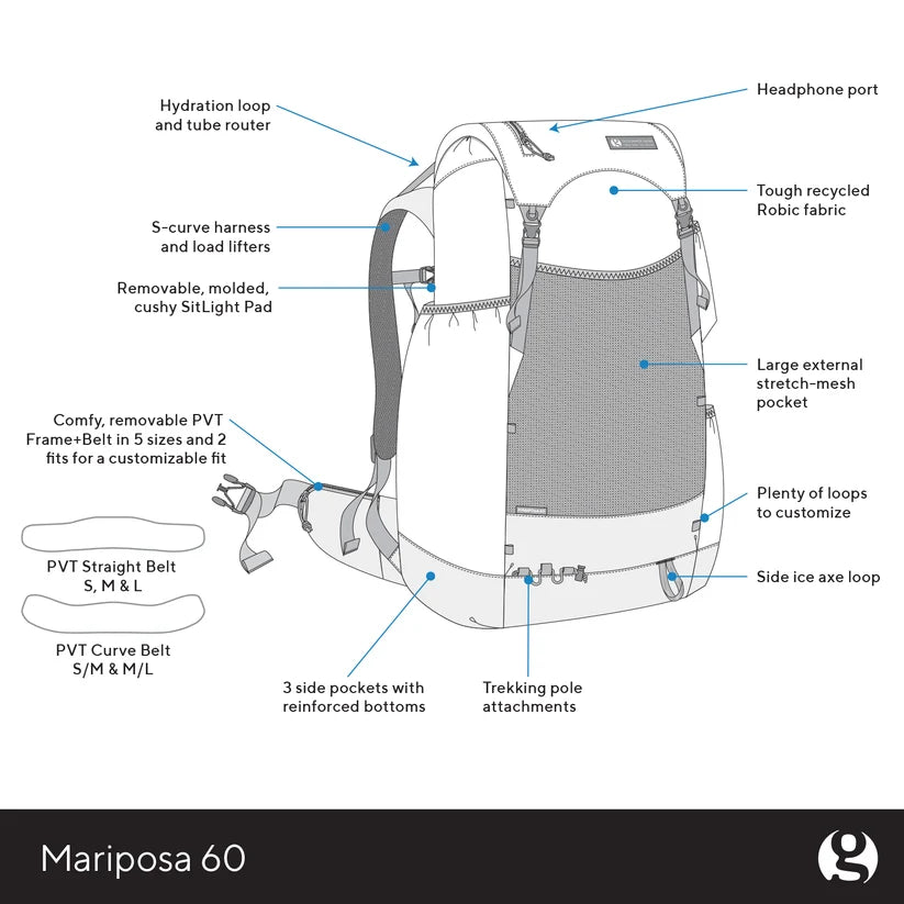 Gossamer Mariposa 60 Backpack