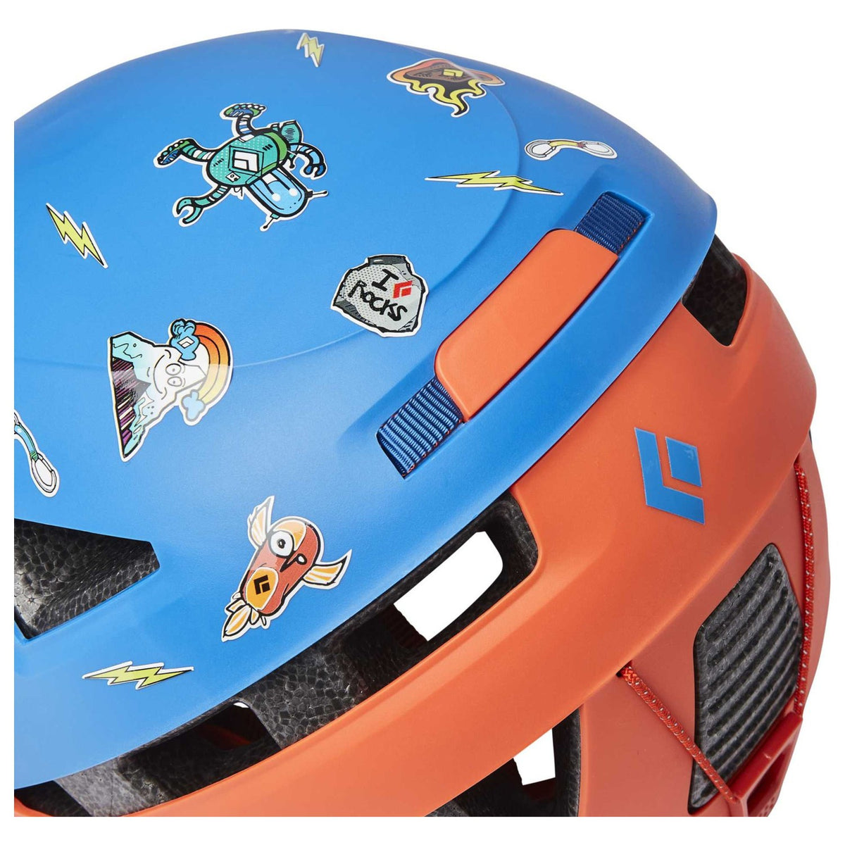 Black Diamond Capitan Kid's Helmet O/S - Ultra Blue-Persimmon