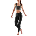 Skins Series 3 Womens 7/8 Tights with Pocket - Black