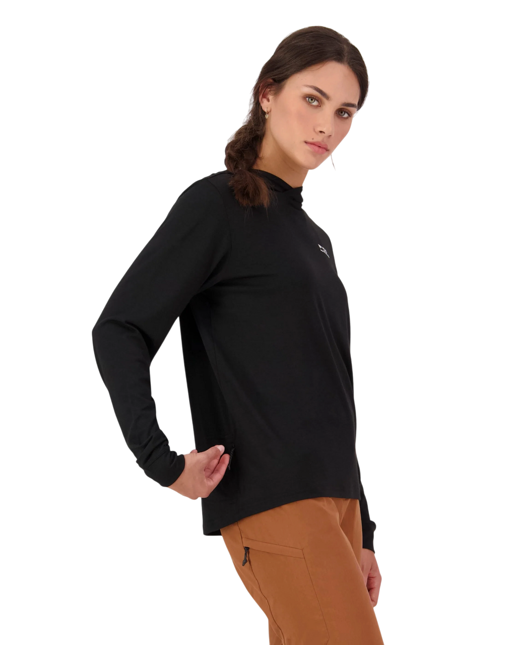 Mons Royale Women's Pivot Merino Long Sleeve Hoodie