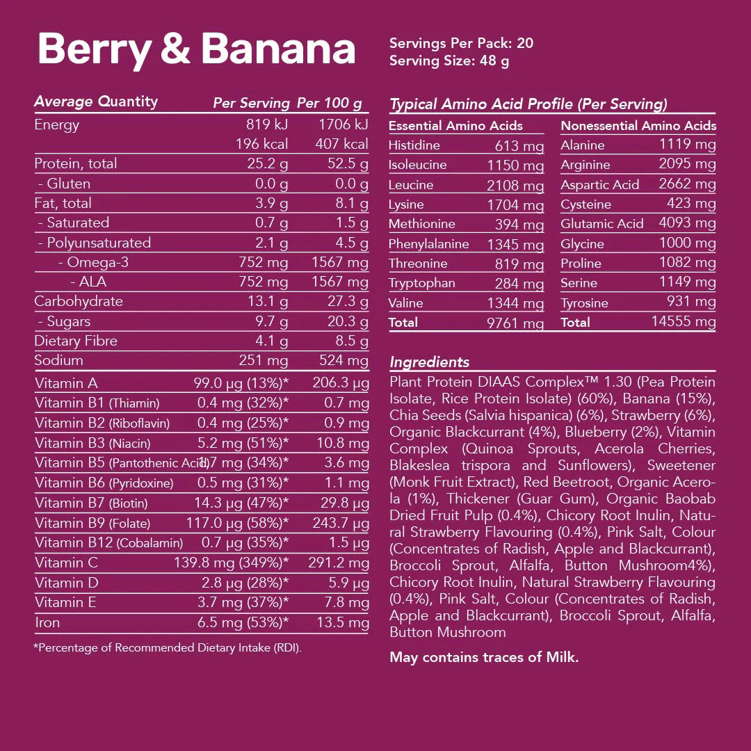 Radix Plant Protein Smoothies