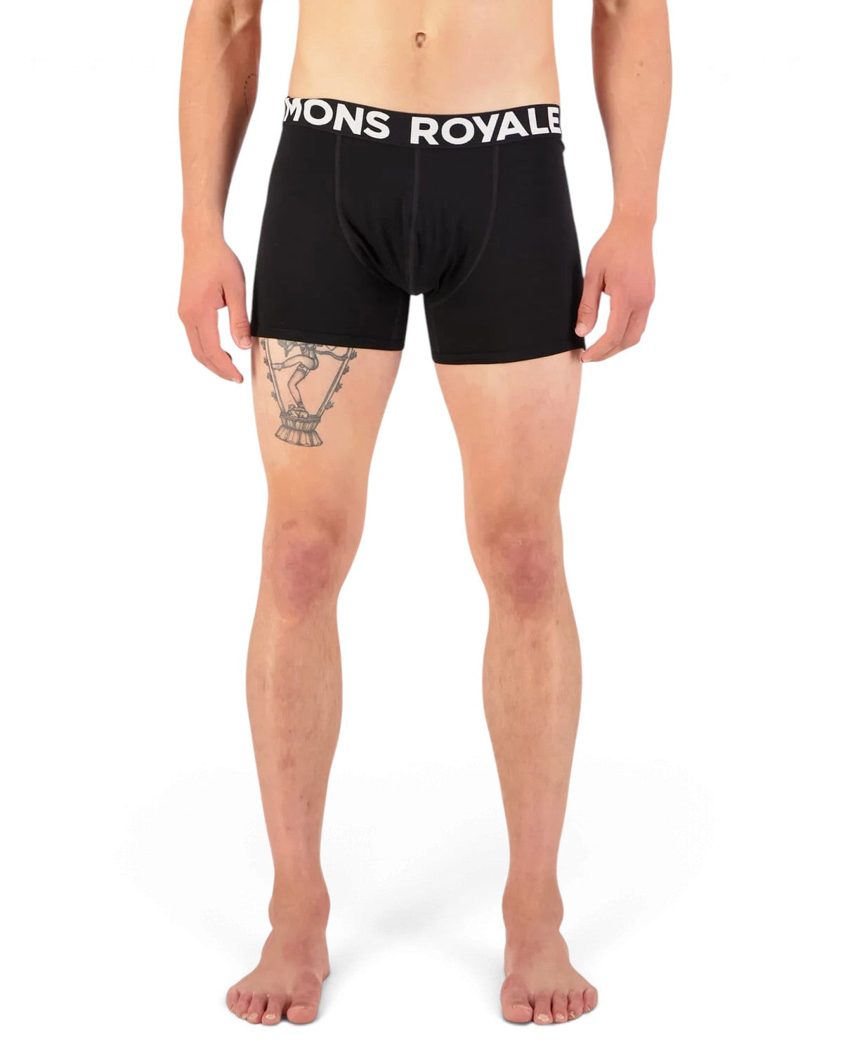 Mons Royale Men's Hold 'em Shorty Merino Boxer