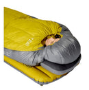 Rab Women's Neutrino -12degC Down Sleeping Bag Long LH - Zinc/Dark Pollen