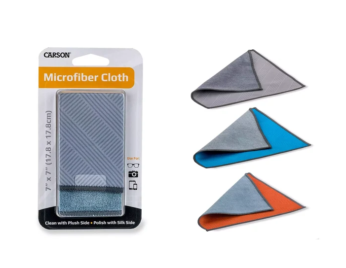 Carson Two-Sided Microfibre Cloth - Assorted Colours