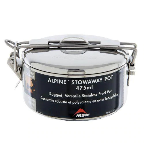 アウトドア MSR stowaway pot 最小モデル 475ml 希少品のゼブラです。