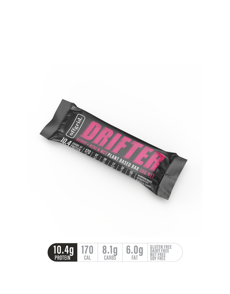 Offgrid Drifter Plant Based Protein Bar - Berry + Acai & MCT Oil