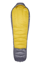 Rab Neutrino -18degC Down Sleeping Bag Reg LH - Graphene/Dark Pollen