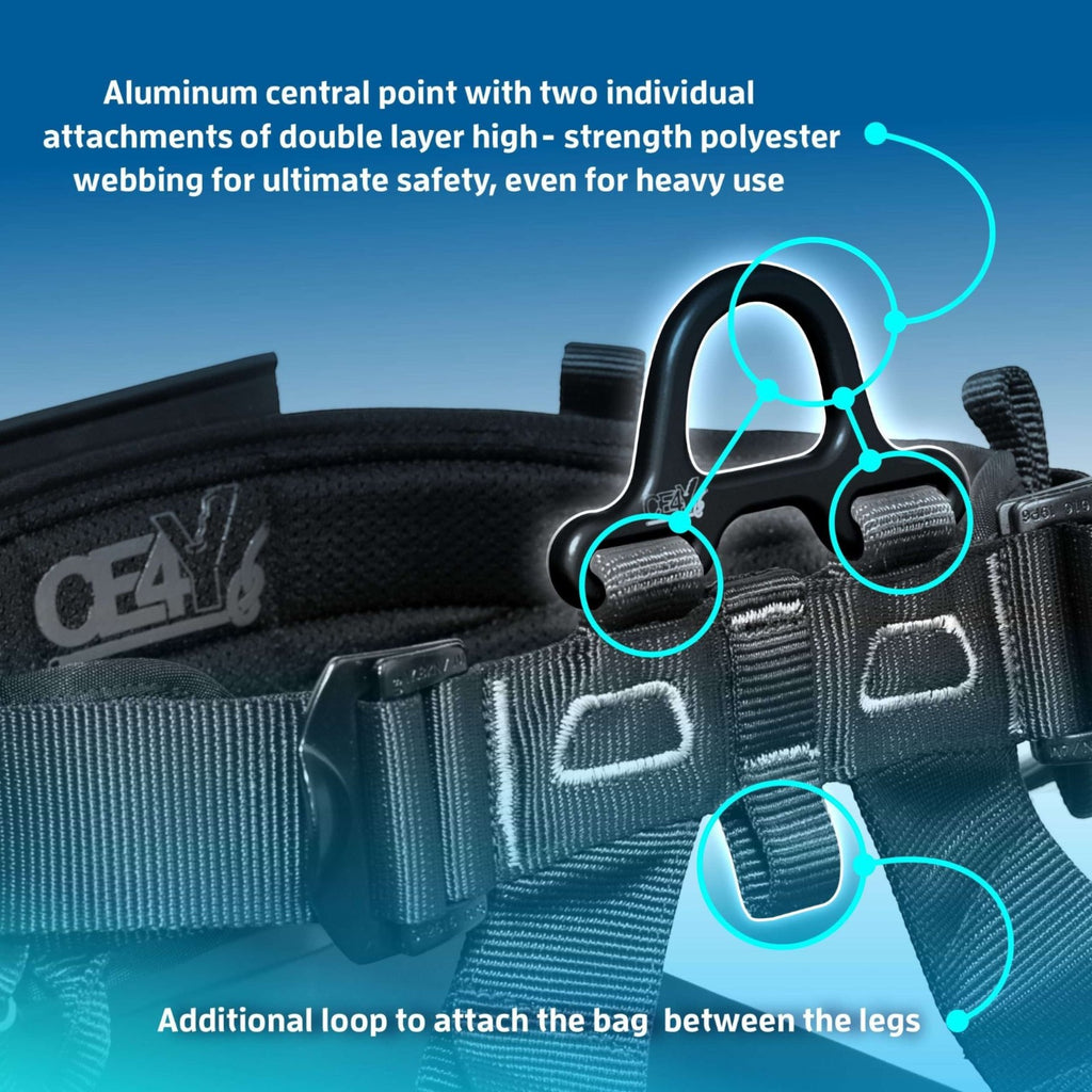 CE4Y Comfy Canyon V2 Harness - Blue Lime