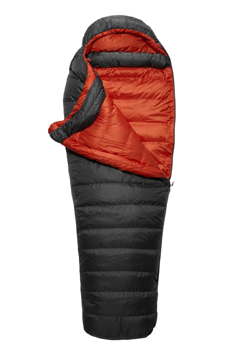 Rab Ascent 500 Down Sleeping Bag - Graphene- Regular LH