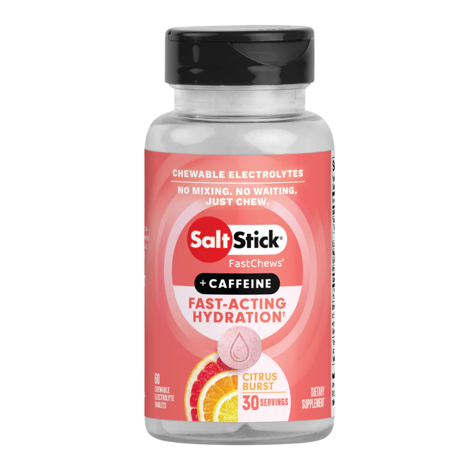 SaltStick Caffeine FastChews Bottle - 60 Chews