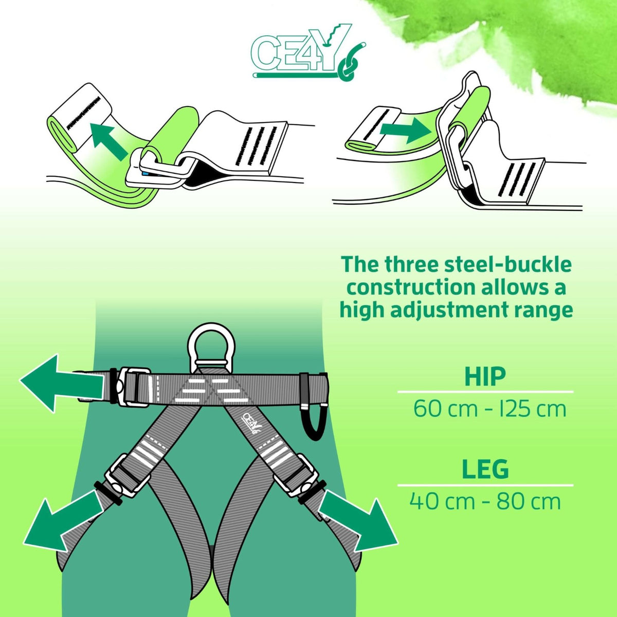 CE4Y Fun Canyon Harness - Blue Lime