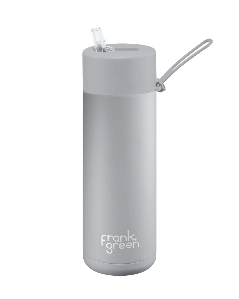 Frank Green Ceramic 20oz Reusable Bottle with Straw