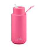 Frank Green Ceramic 34oz/1L Reusable Bottle with Straw
