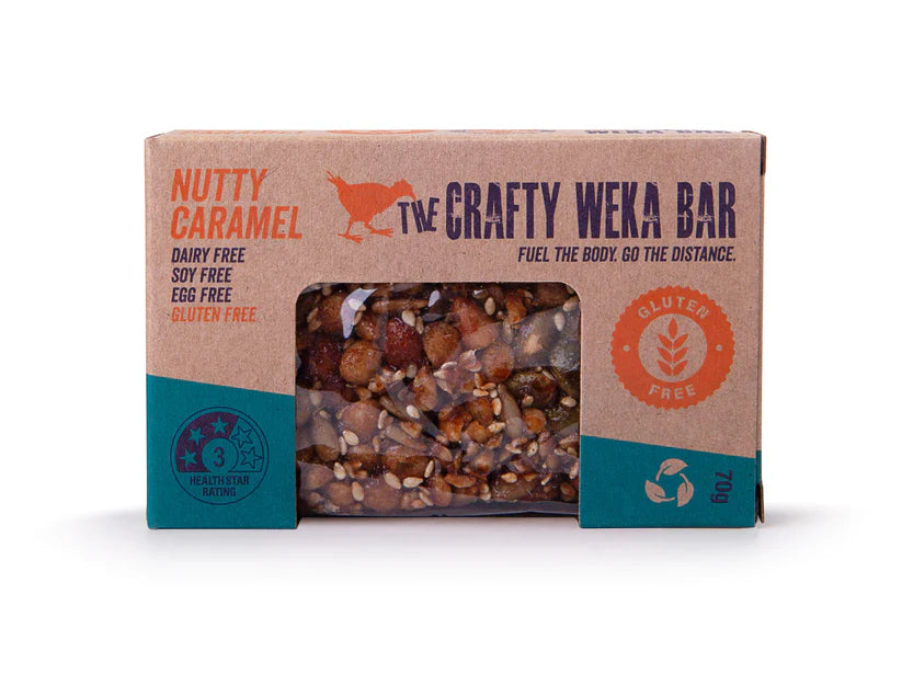 The Crafty Weka Bar 70g (Gluten Free)