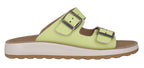 Fly Flot Womens Leather Slide Sandals