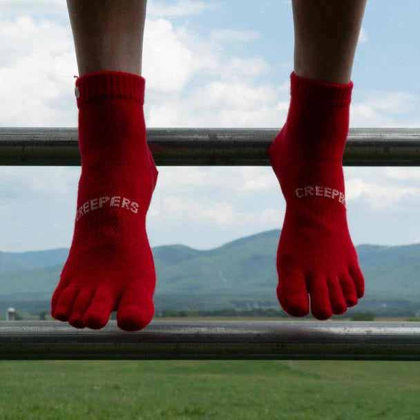 Creepers Merino Toe Socks - Quarter Crew Length Ltd Edition