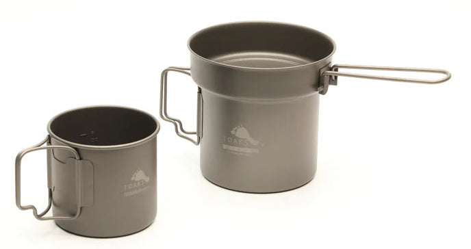 Toaks Titanium 1 Person Cookset (3pc)