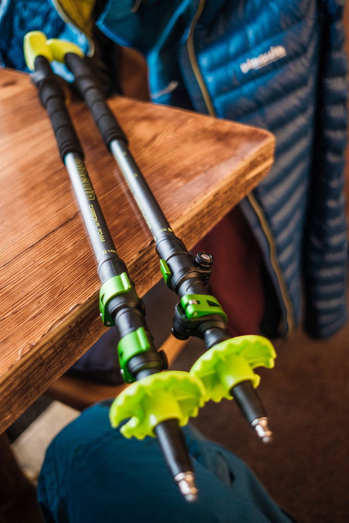 Pinguin Carbon FL Foam - Trekking Poles Green