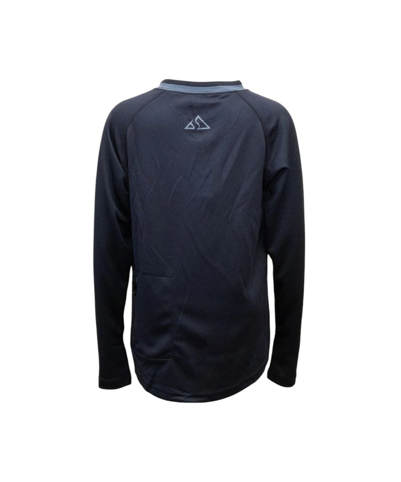 Sendy Men's Bold Black Long Sleeve Bike Jersey