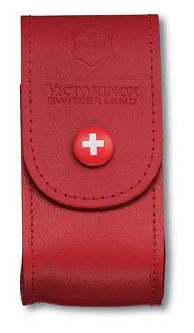 Victorinox Leather Pouch - Red Large
