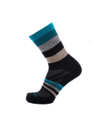 Point6 Merino Contender III Ultra Light 3/4 Crew Black/Lime XL