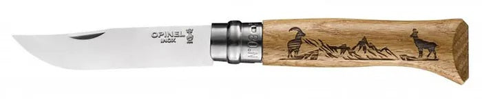 Opinel 8VRI Animal Series Oak Wood Knife
