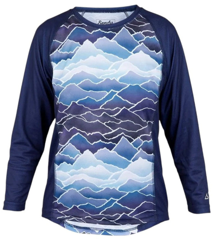Sendy Youth Long Sleeve Bike Jersey