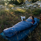 Big Agnes Women's Anthracite 20 -7c Sleeping Bag - Long Right