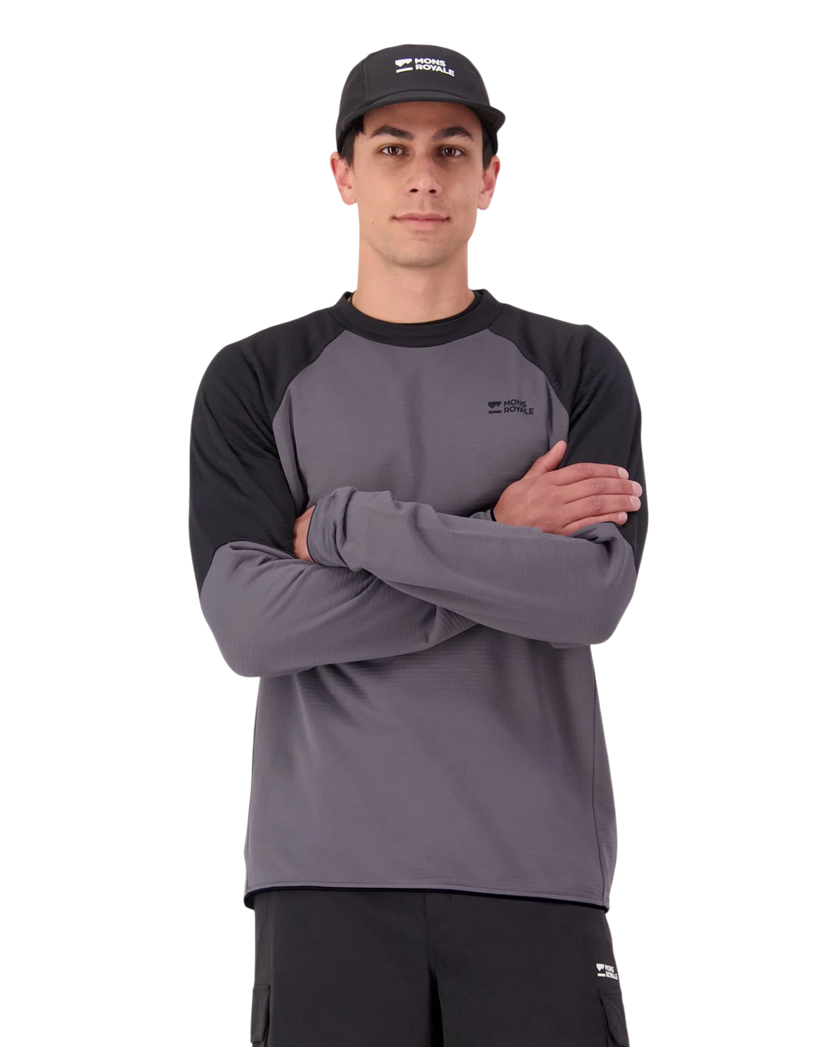 Mons Royale Men's Quad Merino Fleece Pullover Top