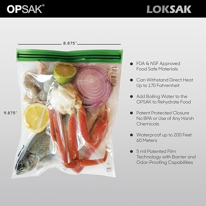 Loksak Odour Proof Dry Bags - 3 Pack